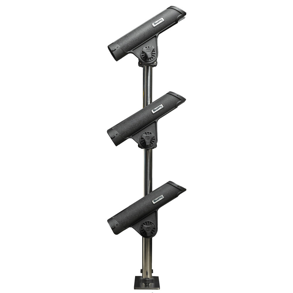 Scotty 333 Track-Mounted Rod Tree with Rodmaster II Rod Holders