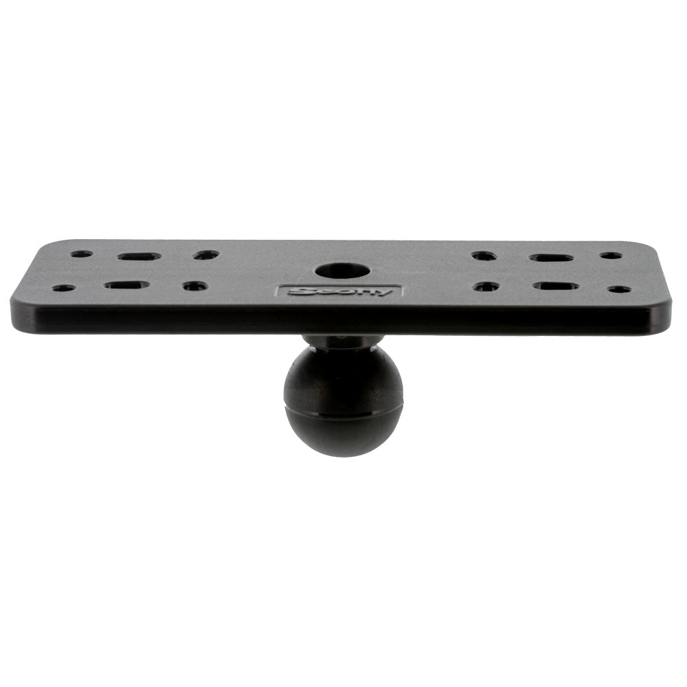 Scotty 165 1.5 Ball System Top Plate for Fish Finders - Durable UV-Resistant Mounting Plate