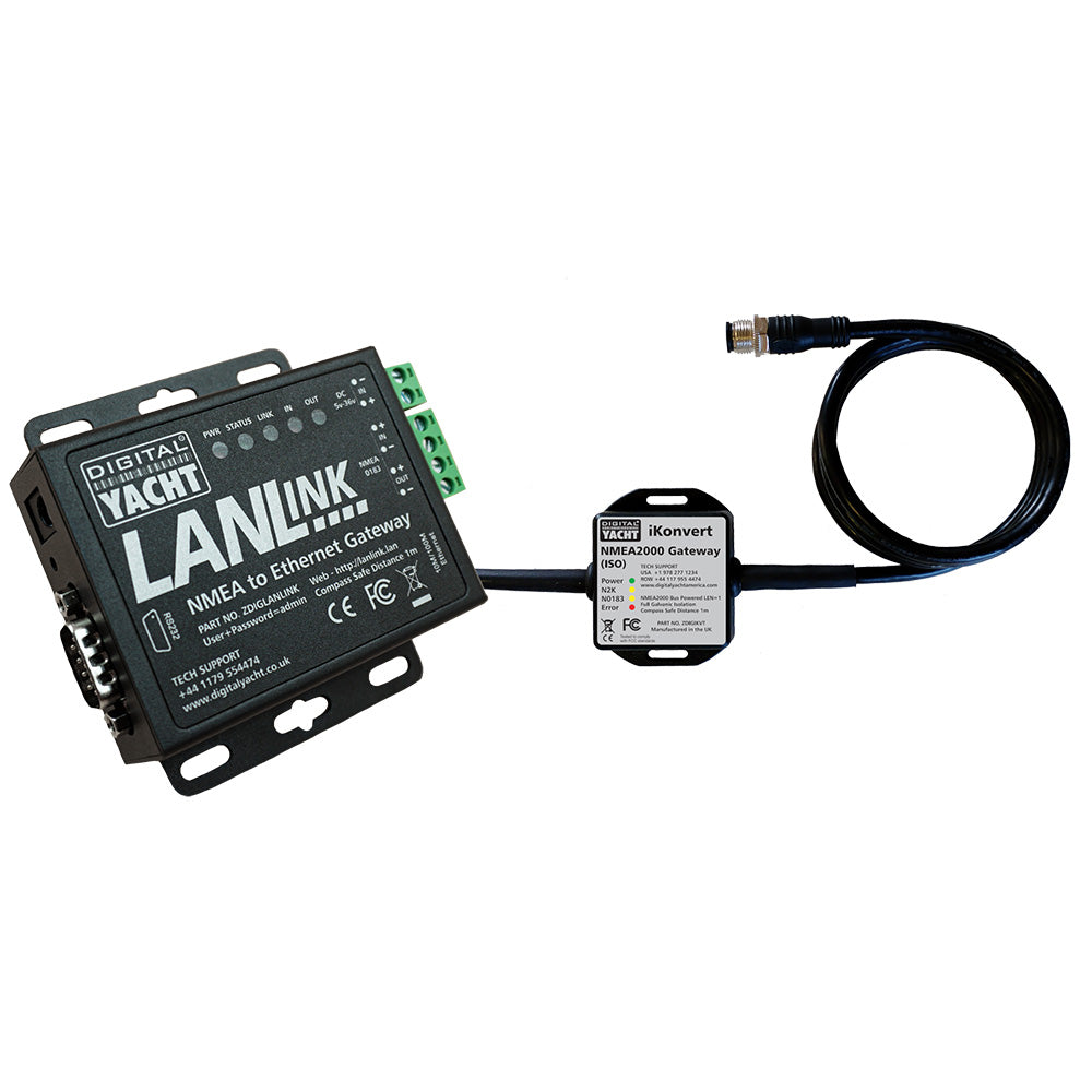 Digital Yacht LANLink NMEA 2000 to Ethernet Gateway for Marine Data Integration