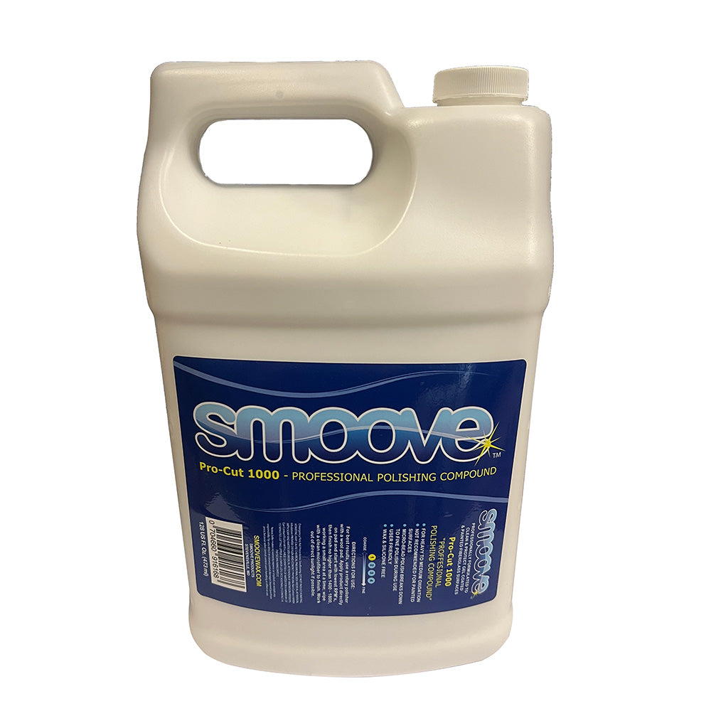 Smoove Pro-Cut 1000 Professional Fiberglass Polishing Compound, Gallon