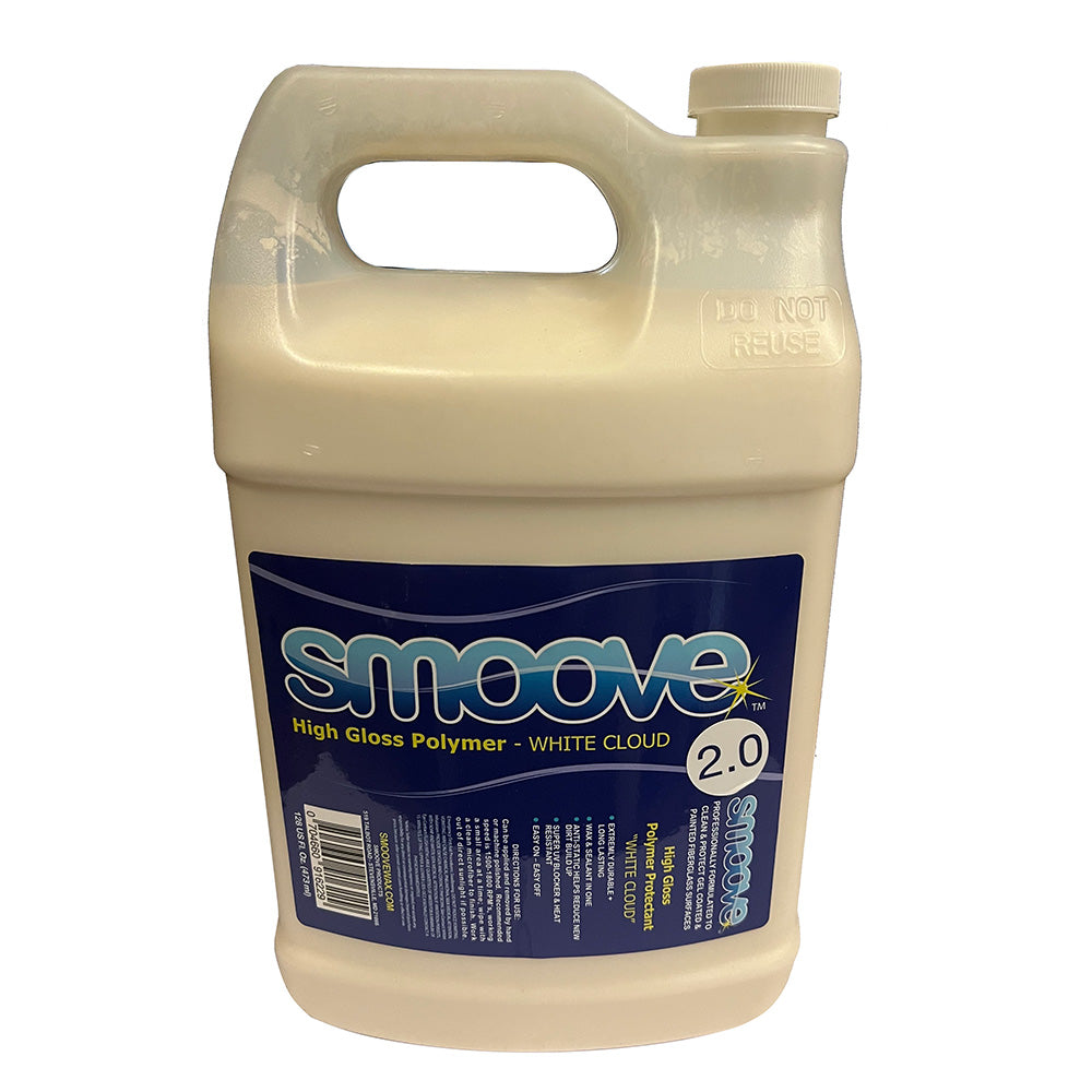 Smoove White Cloud High Gloss Polymer 2.0, SMO012, Gallon