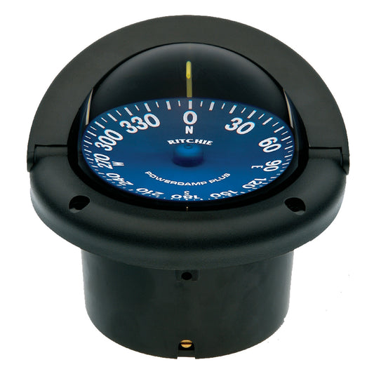 Ritchie SS-1002 SuperSport Compass – Flush Mount Marine Navigation with PowerDamp Plus Dial and LED Lighting