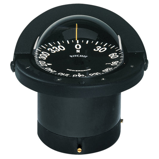 Ritchie FN-201 Navigator Compass – Flush Mount Marine Heading Indicator with 4.5-inch Dial, 12V LED Lighting, and High-Temperature Durability