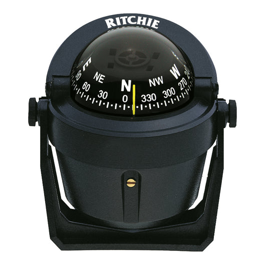 Ritchie B-51 Explorer Compass with Bracket Mount – 2 3/4-Inch Easy-Read Dial, Night Illumination, and Heavy-Duty Construction