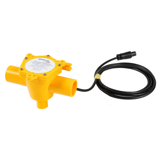 Whale Marine WM3884B 2-Way Waste Manifold with 12' Cable and 1-1/2 Inch Ports for Greywater Disposal System