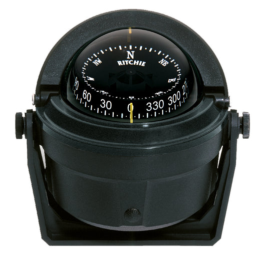 Ritchie B-81 Voyager Compass with Bracket Mount – Precision Marine Navigation Tool with Night Illumination
