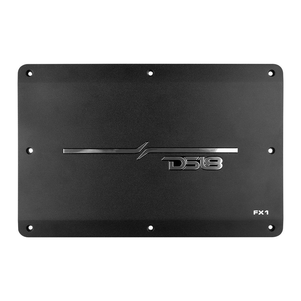 DS18 Audio FX1 Flush & Surface Mount 1-Channel Class D Monoblock Amplifier with RGB LED Lights and 900W RMS Power