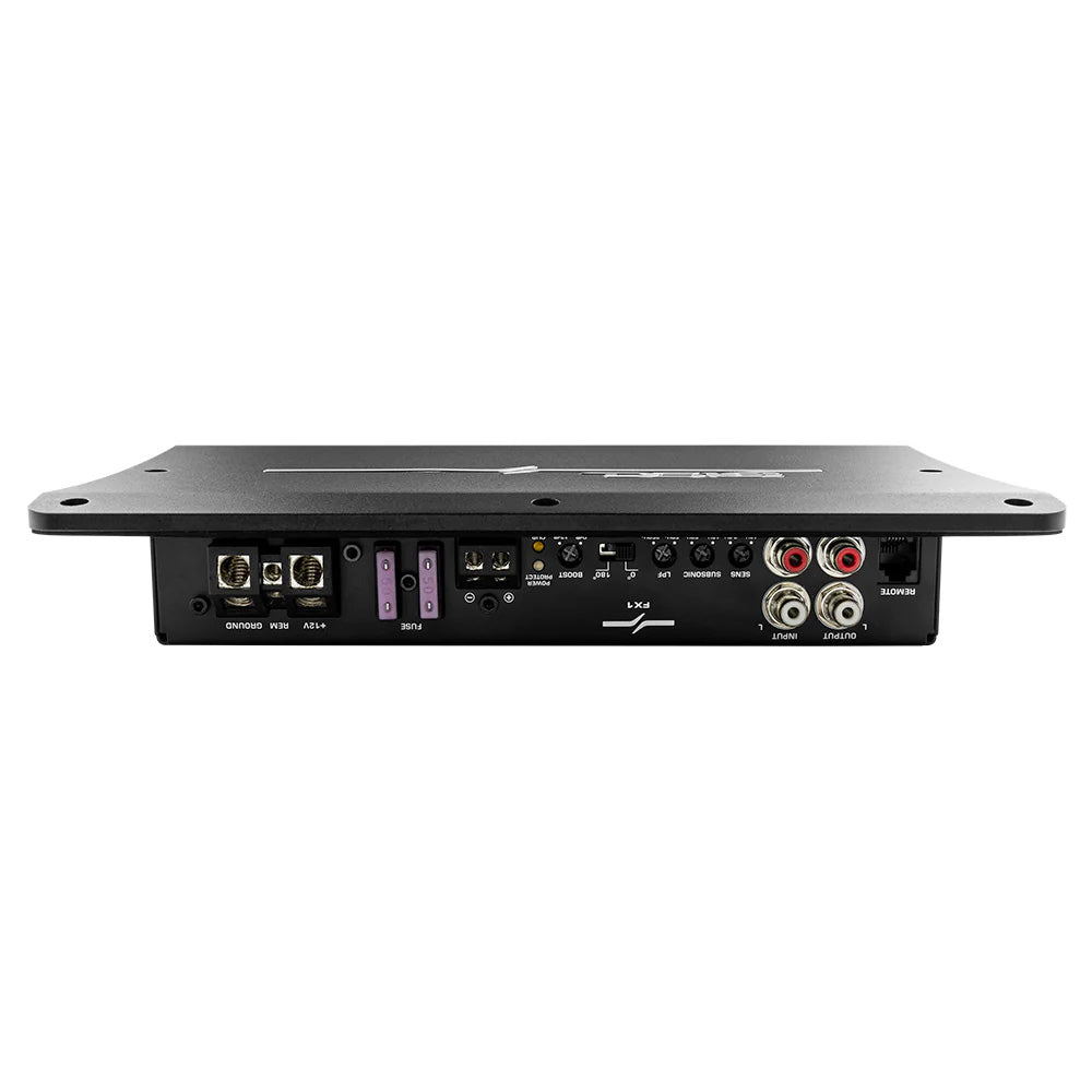 DS18 Audio FX1 Flush & Surface Mount 1-Channel Class D Monoblock Amplifier with RGB LED Lights and 900W RMS Power
