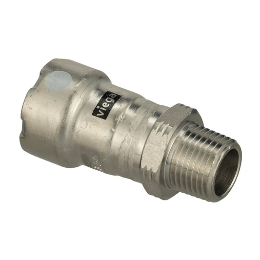 Viega MegaPress 316 FKM MPT Adapter 1-1/4 in. x 1-1/4 in., Part 91225