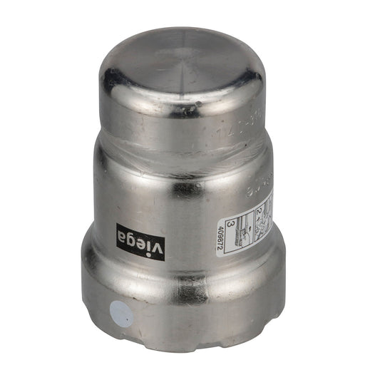 Viega MegaPress 316 FKM 3/4-Inch Stainless Steel Press Cap, Part Number 91820