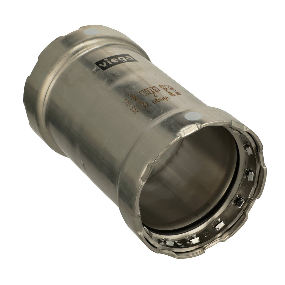 Viega MegaPress 316 FKM 1-1/2-Inch Slip Coupling Without Stop, Part 91310