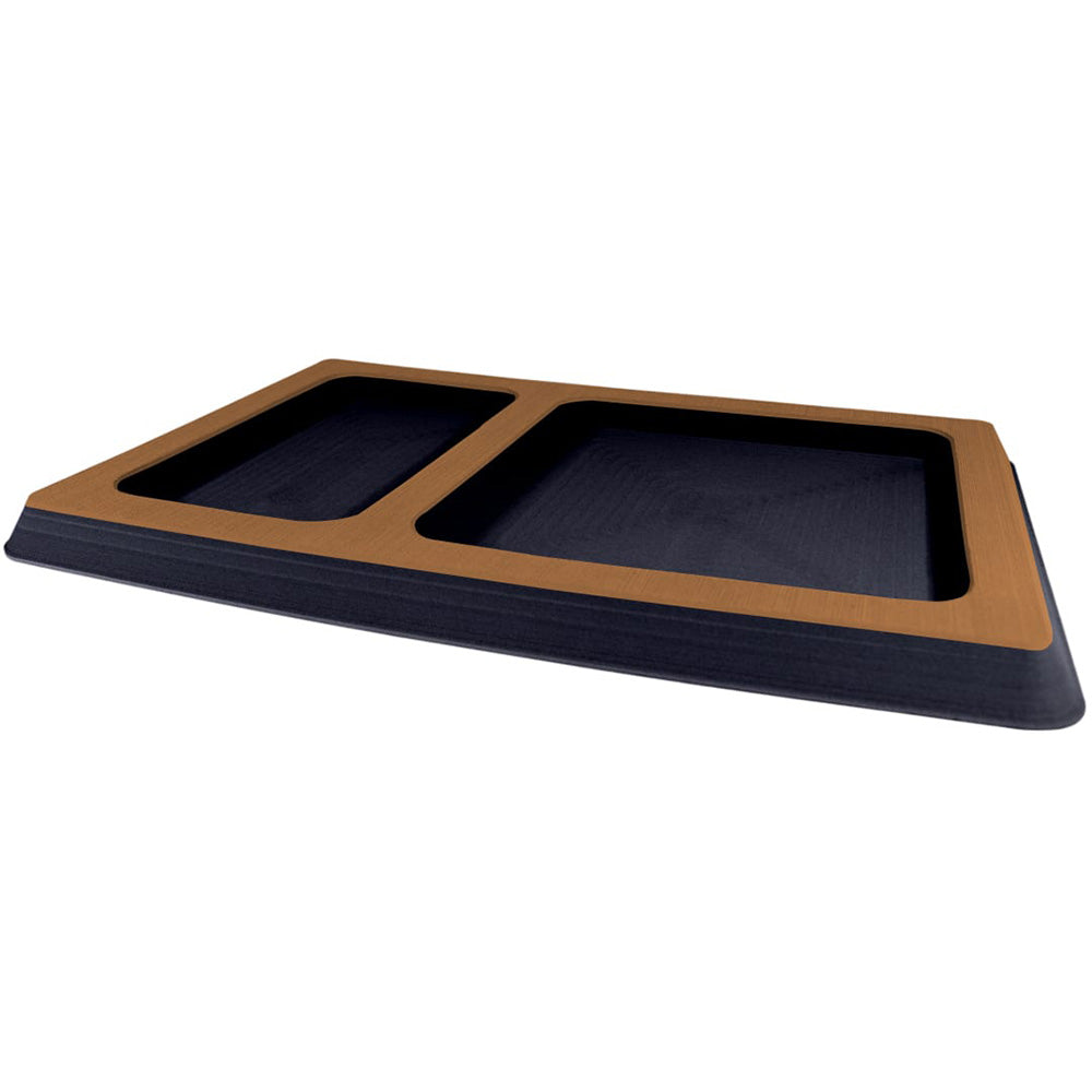 SeaDek Combo Dash Pocket, Mocha/Black – Dashboard Phone and Storage Organizer, Part 53615-80327