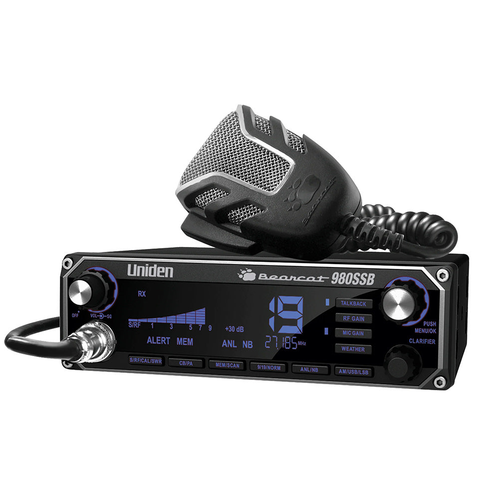 Uniden Bearcat 980SSB Single Side Band CB Radio with 7-Color Display and NOAA Weather Alerts