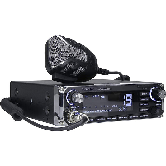 Uniden BearTracker 885 Hybrid CB Radio with GPS Scanner and Nationwide Public Safety Database