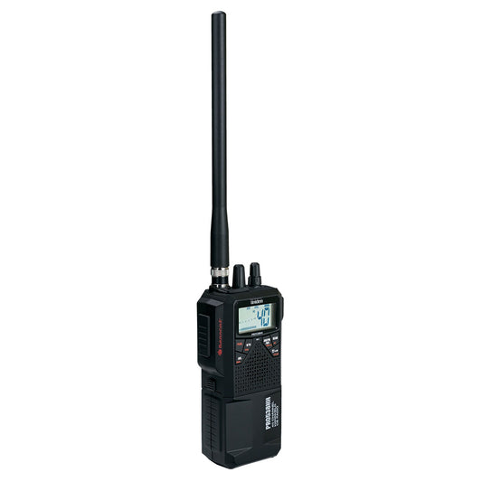 Uniden PRO538HHFM Handheld CB Radio with AM/FM, NOAA Weather Alerts and Dual-Color LCD