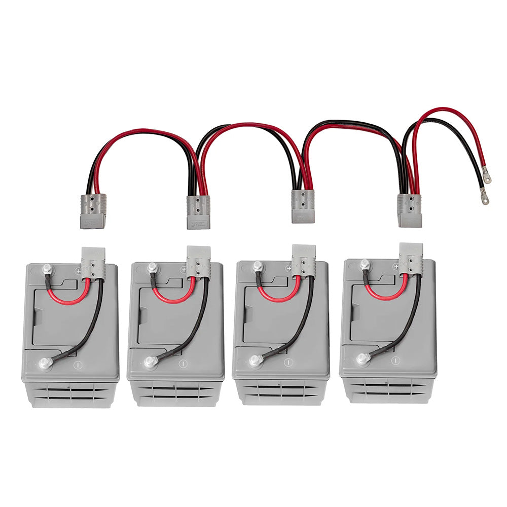 Connect-Ease RCE412VRV 4-Battery 12V Parallel Quick Connect System for RV, Off-Grid & Marine Power