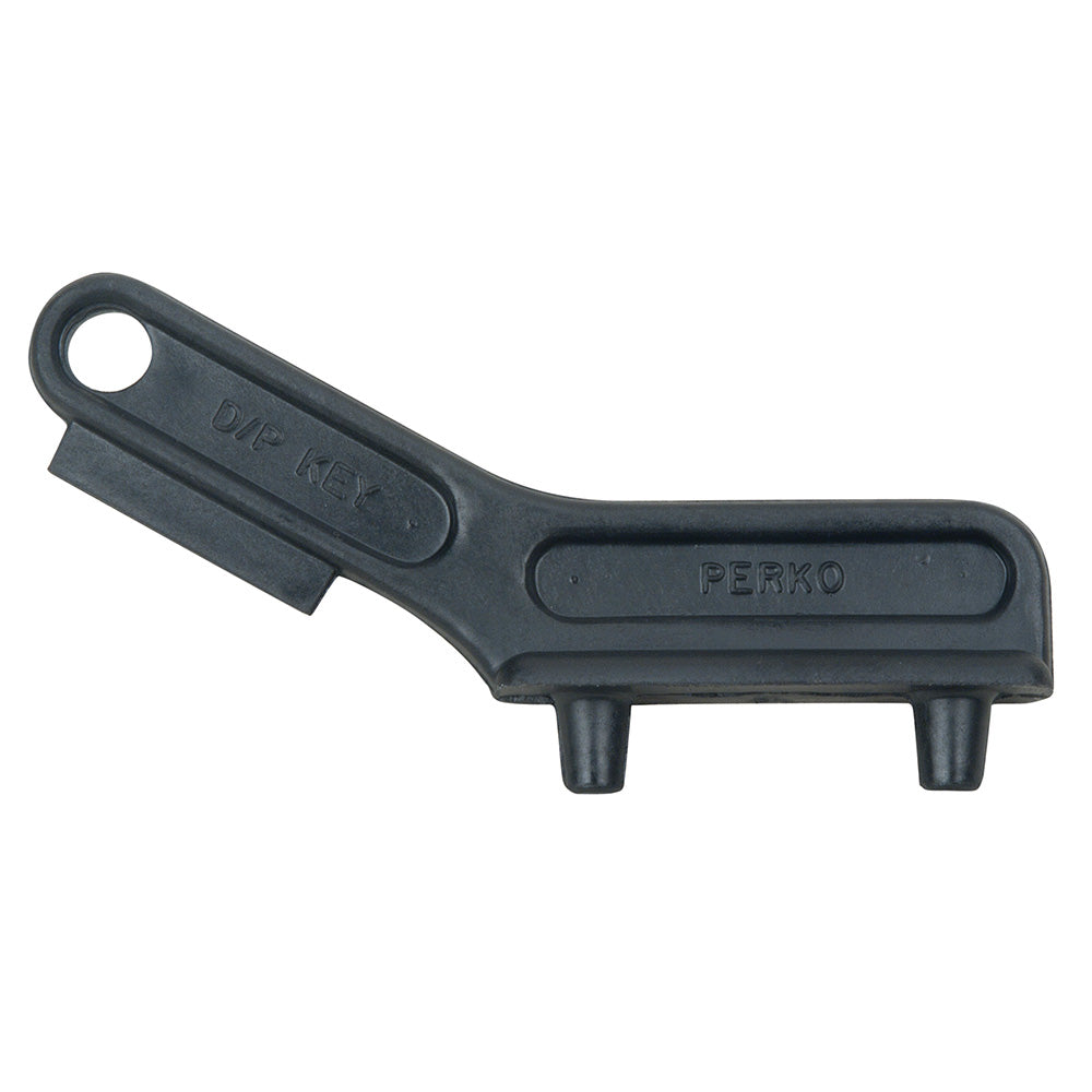 Perko 12487-8DP Plastic Deck Plate Key, Black