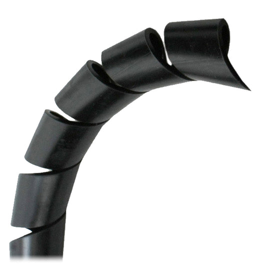 Pacer BSW1/2BK-100 1/2-Inch Black Spiral Wrap, 100-Foot Roll for Wire, Cable, Hose and Tubing Protection