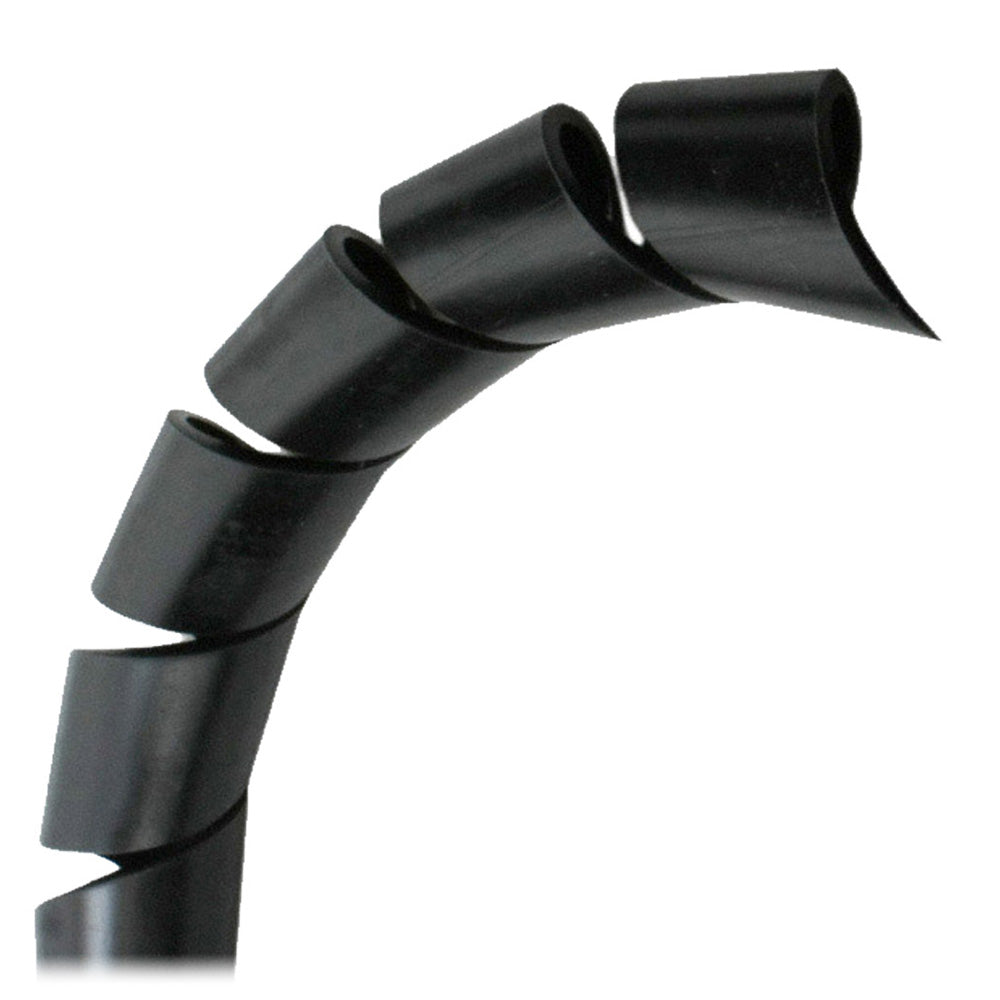 Pacer 3/4-Inch Black Spiral Wrap, 100-Foot Roll, BSW3/4BK-100