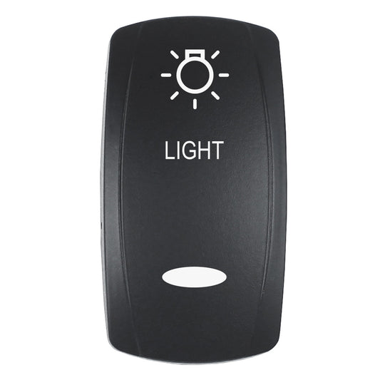 Pacer EV2LE-LT LIGHT Actuator for V Series Contura Switches, Black Laser-Etched Top and Bottom Light