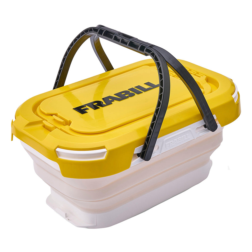 Frabill FRBBC6 Collapsible Bait Bucket, 6-Quart, Without Aerator