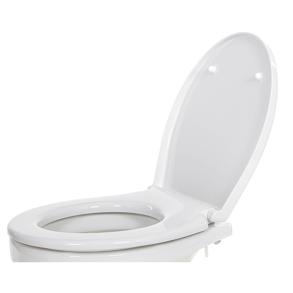 Jabsco Part 58104-2000 Regular Toilet Seat with Soft Close Lid for 2018-Model Marine Toilets