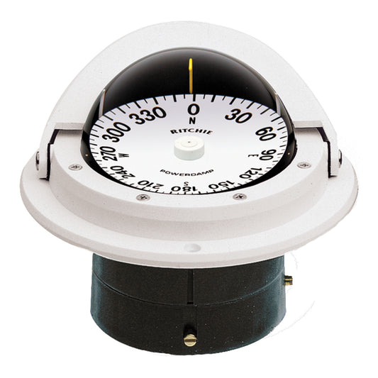Ritchie F-82W Voyager Compass - Flush Mount Marine Navigation with Built-in Night Illumination