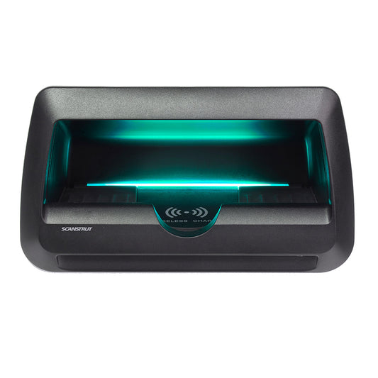 Scanstrut Cove Wireless RGB LED Charger 3-Coil 15W for 12/24V Marine & Outdoor Use