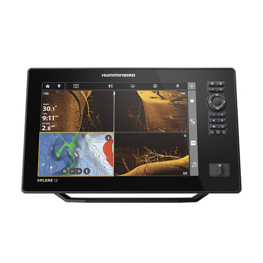 Humminbird XPLORE 12 Control Head Only – 12-Inch Full HD Touchscreen Fish Finder with MEGA Imaging+ & Built-in GPS