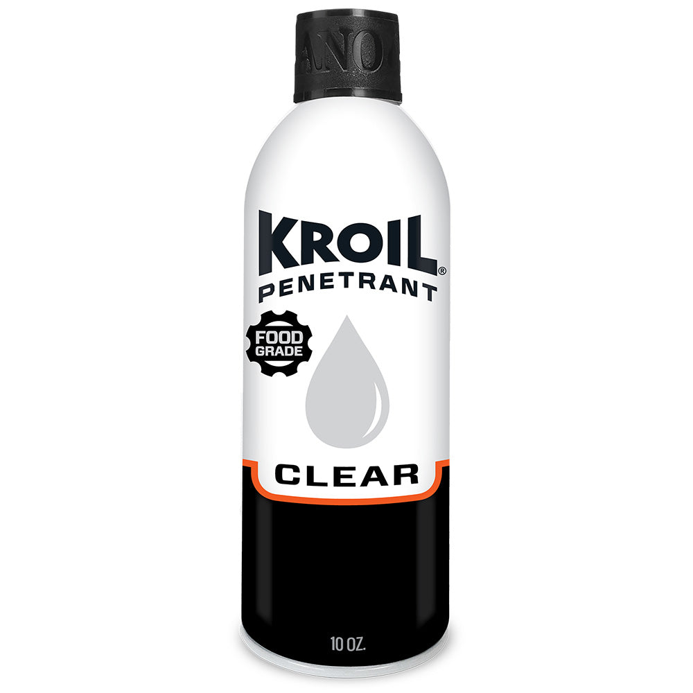 Kroil Clear Food-Grade Penetrating Oil Aerosol, 10 oz Can, CKS102
