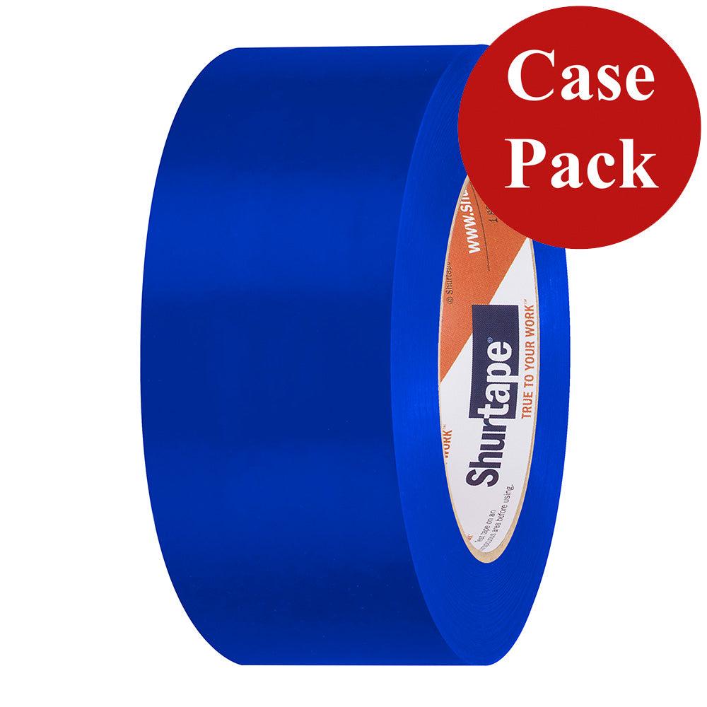 Shurtape UV-Resistant Marine Hull Preservation Tape 48MM x 33M Roll – Straight Edge Blue, Case of 24 Rolls