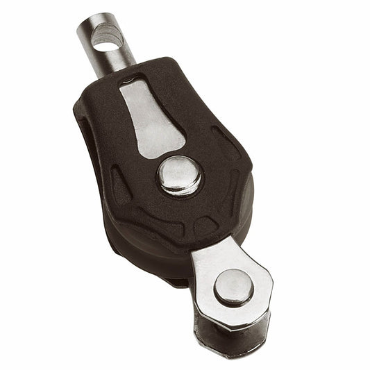 Barton Marine Size 0 20mm Plain Bearing Pulley Block with Single Swivel & Becket, N00191