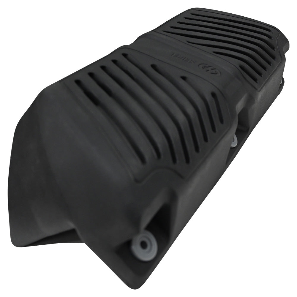 Seipel Marine Eva Permanent Dock Fender - Black, 17.5"L x 6.8"W x 7.3"H for Dock Protection