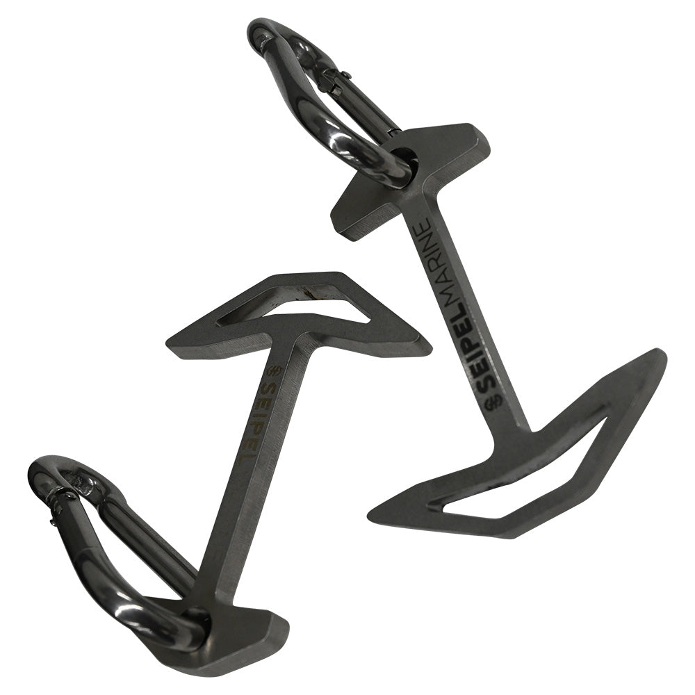 Seipel Marine Quick Dock Cleat 2-Pack for Secure Kayak, Paddleboard, and Small Boat Tying