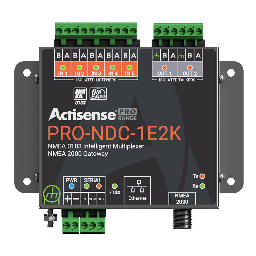Actisense PRO NMEA 0183 Multiplexer & NMEA 2000 Gateway - Rugged Marine Data Router with Ethernet Streaming