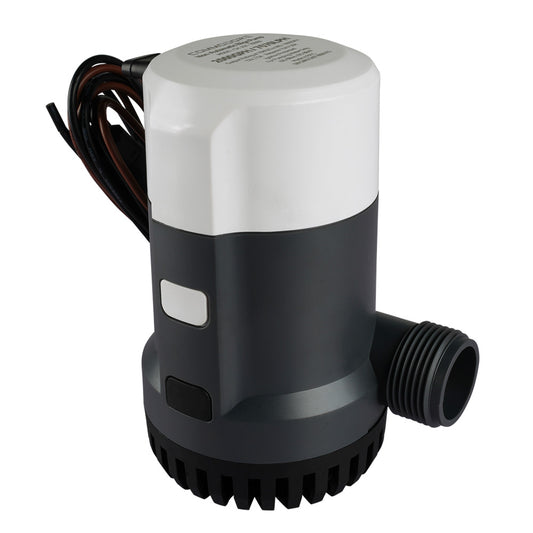 Commodore 2000 GPH Non-Automatic Bilge Pump - 12V Marine Water Removal System