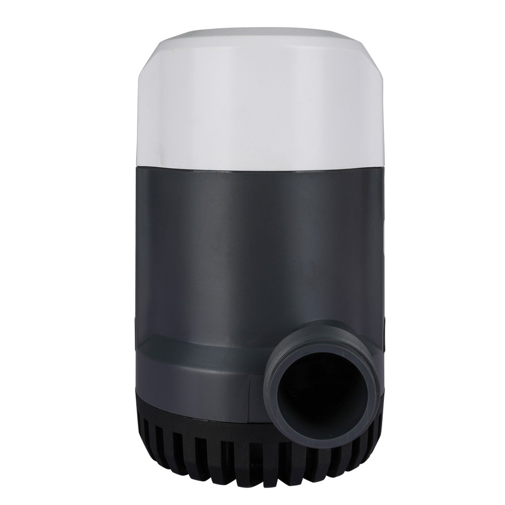 Commodore 2000 GPH Automatic AMP Sensor Bilge Pump - 12V for Reliable Marine Water Removal