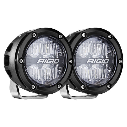 RIGID Industries 360-Series RGBW 4-Inch Off-Road Lamp Drive Beam with Backlight Pods, Set of 2 | 36401