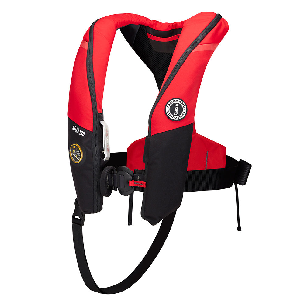 Mustang Survival Atlas 190 DLX Open Ocean Inflatable PFD - Red/Black