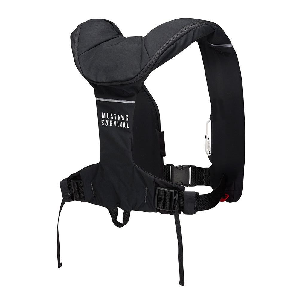 Mustang Survival Elite 190 Offshore Inflatable PFD - Black with Hammar MA1 Inflator and ADAPT Technology