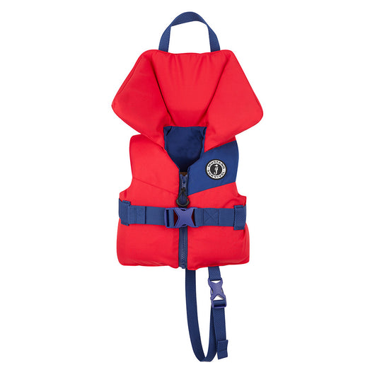 Mustang Survival Lil' Legends Child Foam Vest - Red and Navy, Front Entry PFD for Kids 33-55 lb