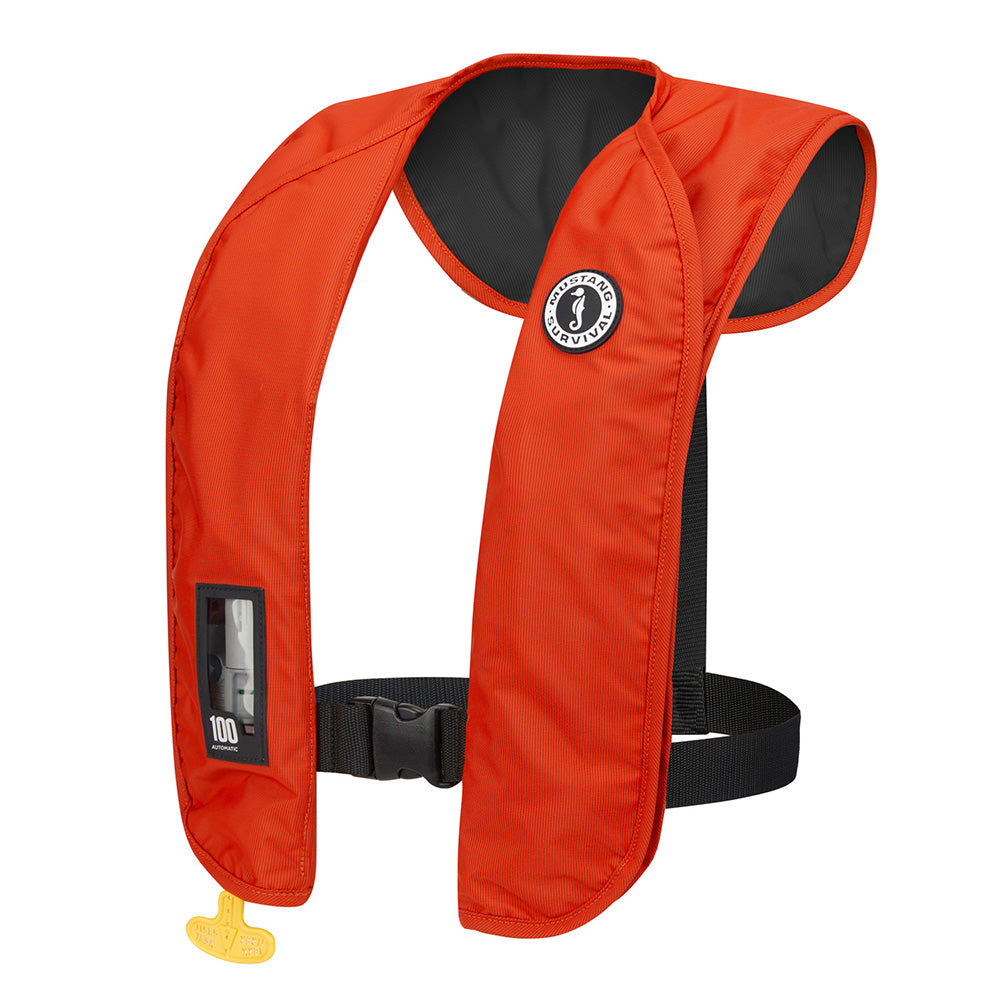 Mustang Survival MIT 100 Inflatable PFD - Orange/Black for Industrial Maritime Safety