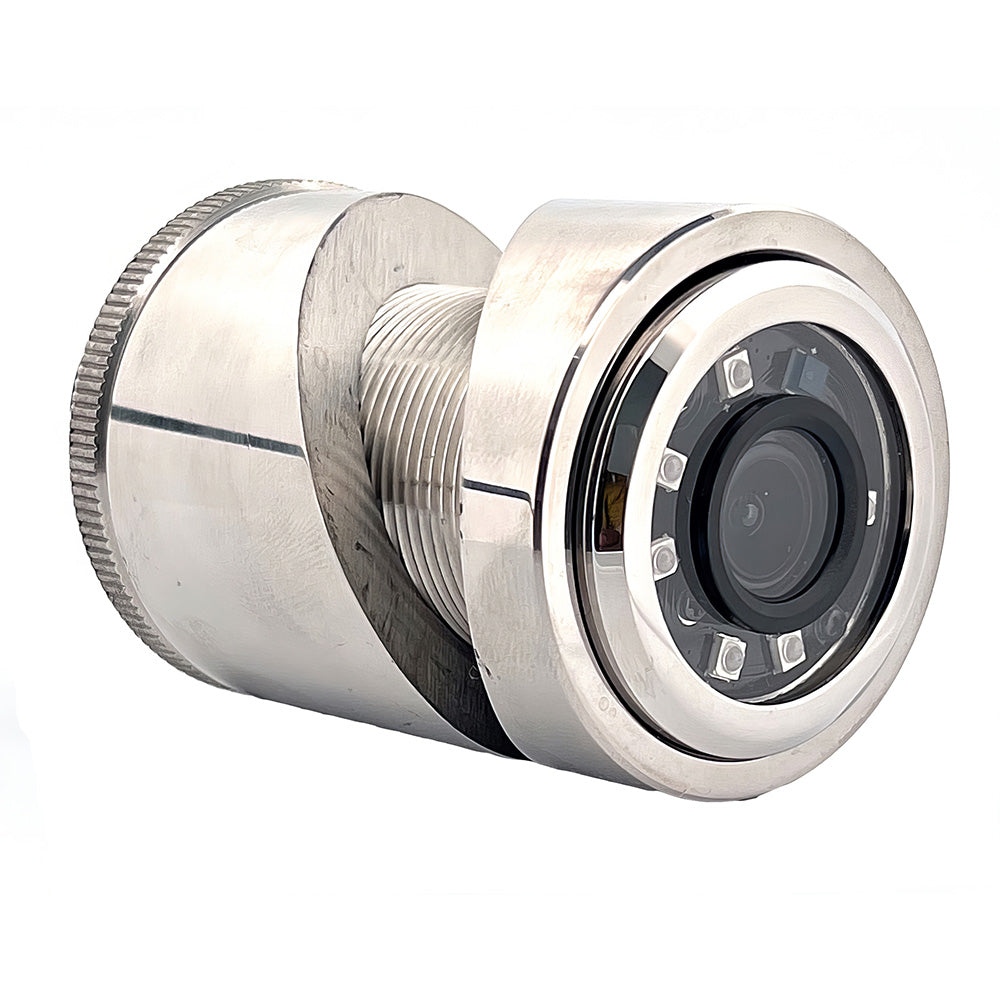 Iris Innovations IRIS435-28 3MP Compact Stainless Steel Thru-Hull IP Camera with 2.8mm Lens