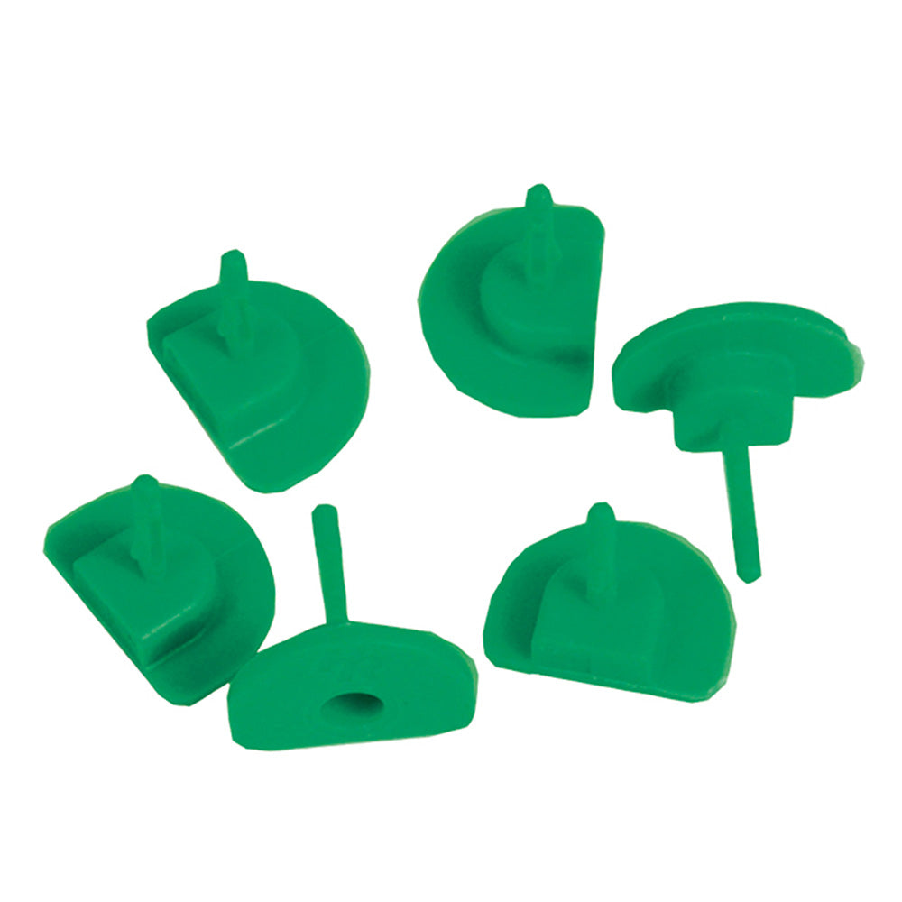 Leland Maximum Inflation V85006-00006 Replacement Green Indicator Pins, 6-Pack for Halkey Roberts Inflation Systems