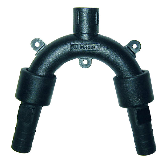 Forespar Performance Products MF 844 Vented Loop - 1 Inch Marine and Engine Cooling Vent with Molded Marelon Body