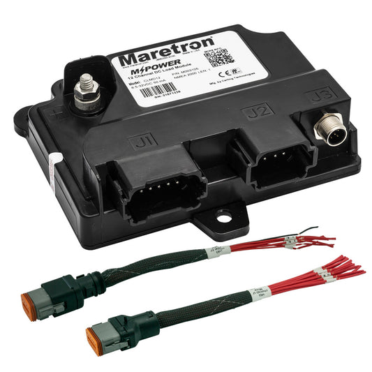Maretron MPower 12-Channel DC Load Module NMEA 2000 with 12" Pigtail Adapter Cable - CLMD12-R