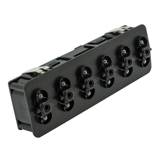 Maretron A3801-5 VMM6 Switch Module, No Actuators, Momentary ON, Blue LEDs with Adapter Cable