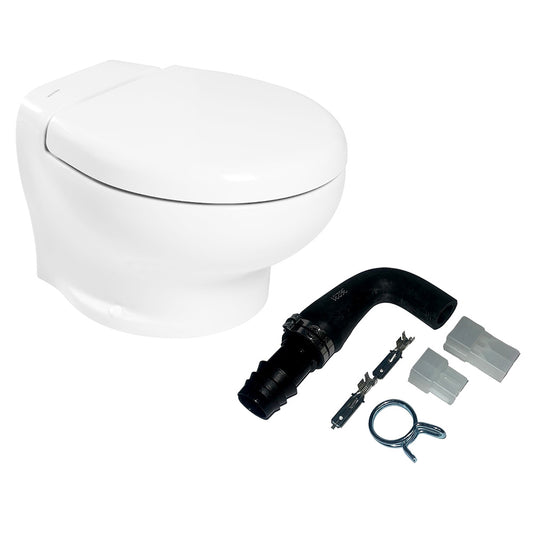 Thetford Marine Nano Touch Compact Toilet Raw Water Kit (No Inlet Pump) – 12V for Marine Vessels Under 50 Feet