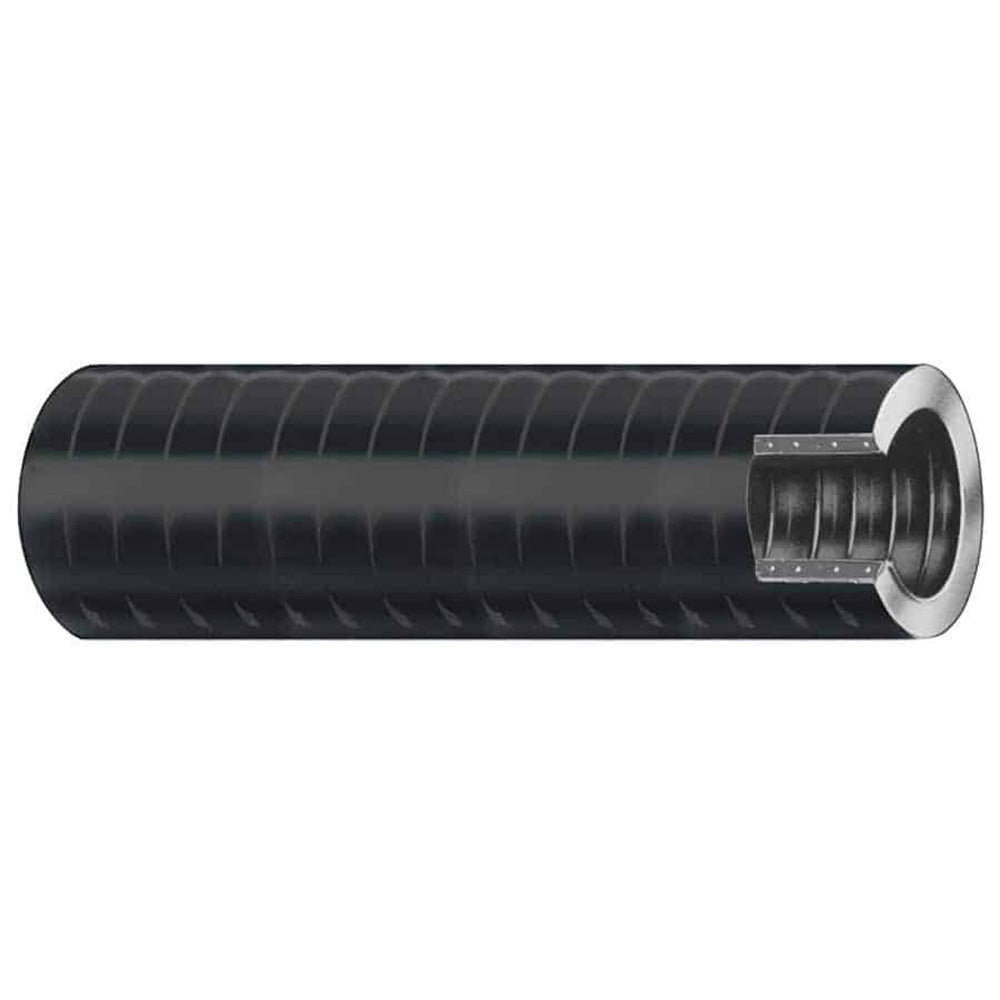 Trident Marine 5/8-Inch x 50-Foot VAC XHD Bilge and Live Well Hose - Heavy-Duty Black Soft Plastic Wall