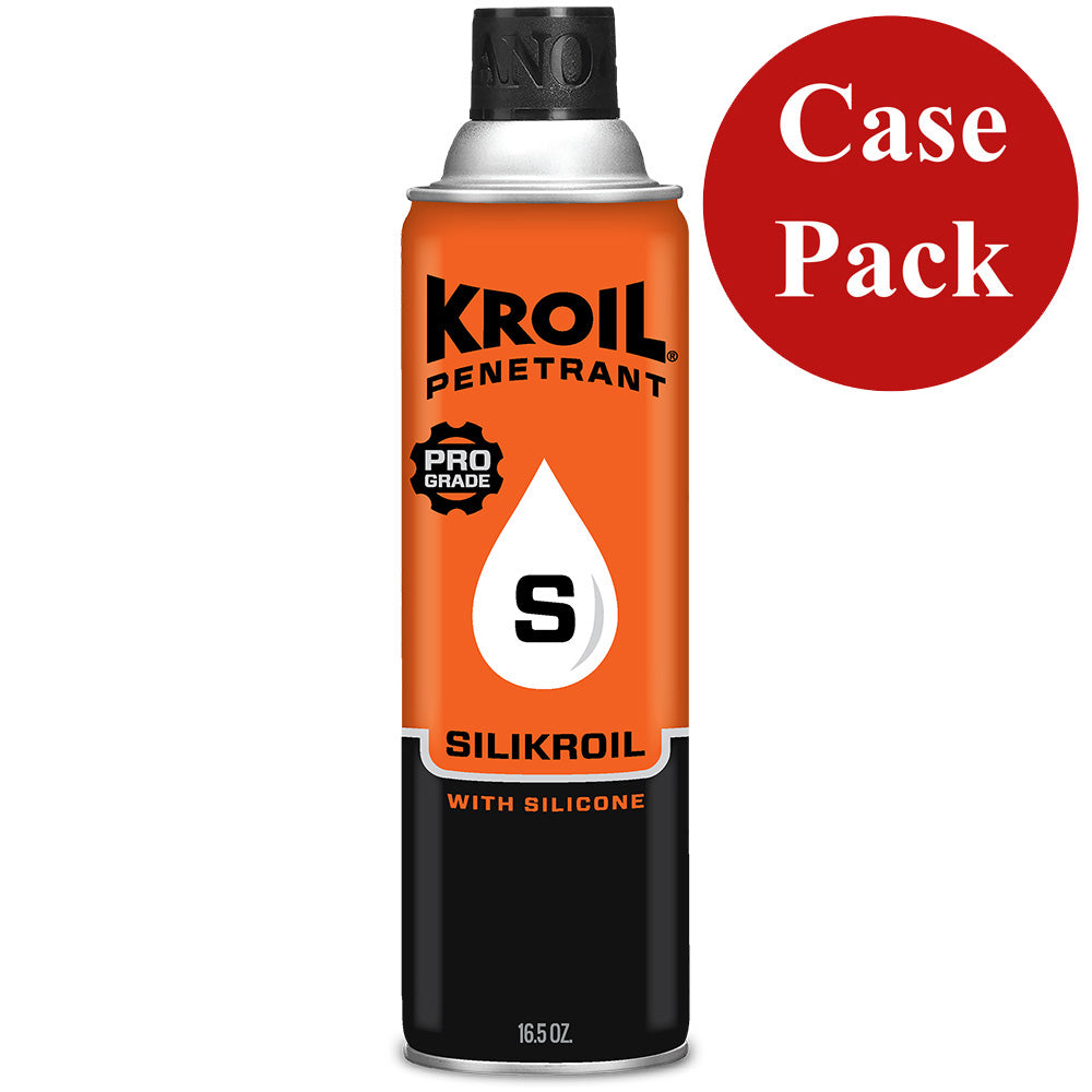 Kroil Silikroil Penetrating Oil Aerosol with Silicone, 16.5 oz Can, Case of 12 – SK162-CASE